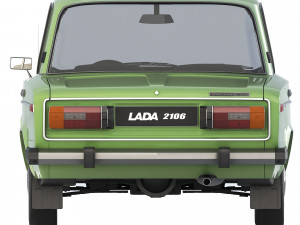 VAZ Lada 2106 1976 3D-Modell