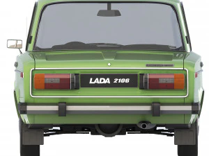 VAZ Lada 2106 1976 3D Model