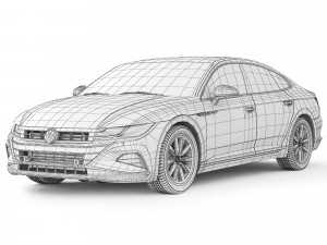 Volkswagen Arteon 2021 3Dモデル