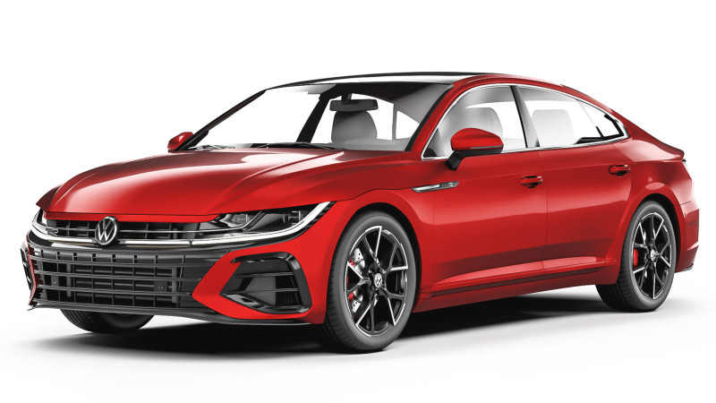Volkswagen Arteon R fastback 2022 3D Model .c4d .max .obj .3ds .fbx .stl .blend