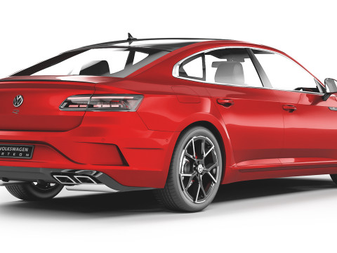 Volkswagen Arteon R fastback 2022 3D Model