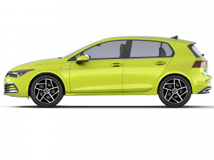 Volkswagen Golf VIII 2019 3D Modell