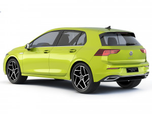 Volkswagen Golf VIII 2019 3D Modell