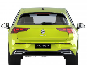 Volkswagen Golf VIII 2019 3D Modell