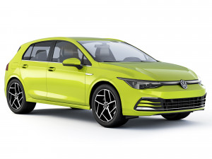 Volkswagen Golf VIII 2019 3D Modell