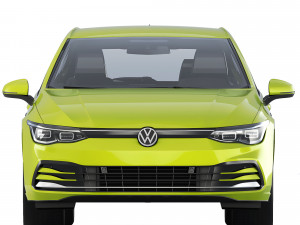Volkswagen Golf VIII 2019 3D Modell
