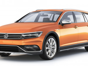 Volkswagen Passat Alltrack B8 2015 3D Model
