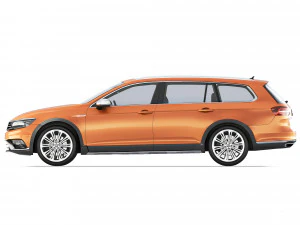 Volkswagen Passat Alltrack B8 2015 3D Model