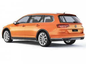 Volkswagen Passat Alltrack B8 2015 3D Model
