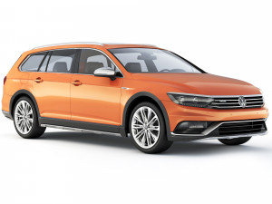 Volkswagen Passat Alltrack B8 2015 Model 3D