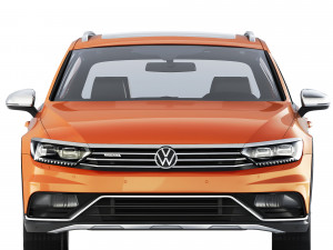 Volkswagen Passat Alltrack B8 2015 Model 3D