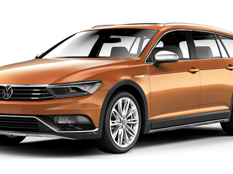 Volkswagen Passat Alltrack B8 2015 3Dモデル