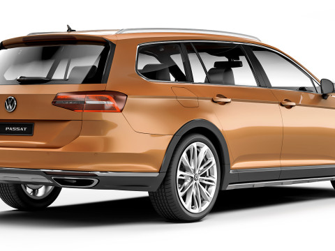 Volkswagen Passat Alltrack B8 2015 Model 3D