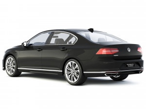 Volkswagen Passat B8 R-Line 2018 3D Model