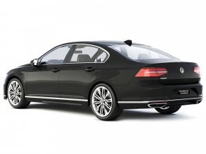 Volkswagen Passat B8 R-Line 2018 3D Model