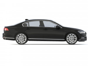 Volkswagen Passat B8 R-Line 2018 3D Model