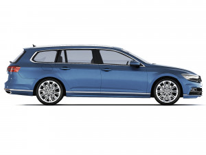 Volkswagen Passat B8 Variant R-Line 2015 3D-Modell