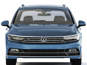 Volkswagen Passat B8 Variant R-Line 2015 3D-Modell