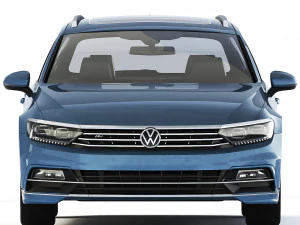 Volkswagen Passat B8 Variant R-Line 2015 3D Model