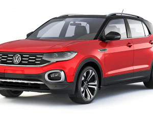 Volkswagen T-Cross 250 TSI Highline 2019 3D Model