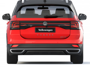 Volkswagen T-Cross 250 TSI Highline 2019 3D Model