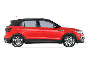 Volkswagen T-Cross 250 TSI Highline 2019 3D Model