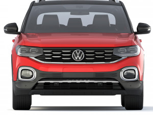 Volkswagen T-Cross 250 TSI Highline 2019 3D Model