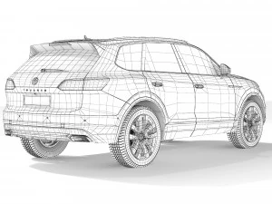 Volkswagen Touareg 2019 3D Model