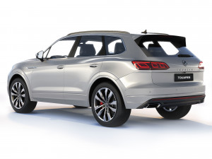 Volkswagen Touareg R-Line 2019 Modelo 3D