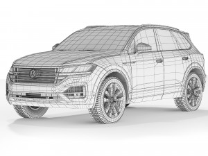 Volkswagen Touareg R-Line 2019 Modelo 3D