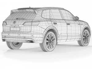 Volkswagen Touareg R-Line 2019 Modelo 3D
