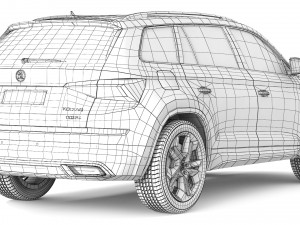 Skoda Kodiaq RS 2019 Modelo 3D