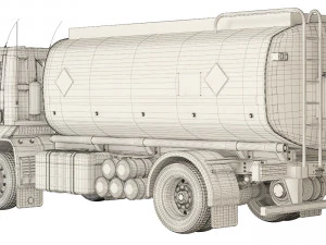 Fard Trucks 1833 DC cistern 2012 3D Model
