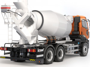 Fard Trucks 3524M concrete mixer 2016 3D-Modell