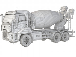 Fard Trucks 3524M concrete mixer 2016 3D-Modell