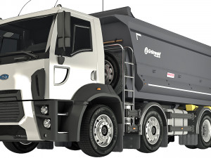 Fard Trucks 4142D DC dump truck 2013 3D Model