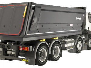 Fard Trucks 4142D DC dump truck 2013 3D Model