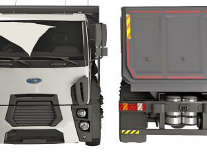 Fard Trucks 4142D DC dump truck 2013 3D Model
