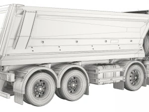 Fard Trucks 4142D DC dump truck 2013 3D Model