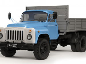 GAZ 52 SAZ 3503 1976 3D 모델