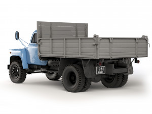 GAZ 52 SAZ 3503 1976 3D Model