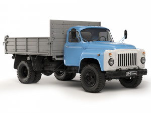 GAZ 52 SAZ 3503 1976 3D Model
