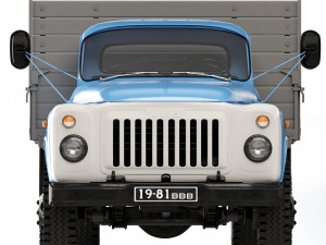 GAZ 52 SAZ 3503 1976 3D Model