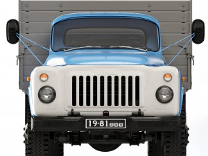 GAZ 52 SAZ 3503 1976 3D Model