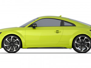 Audi TT RS 2020 3D Model