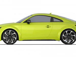 Audi TT RS 2020 3D Model