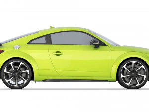 Audi TT RS 2020 3D Model