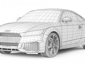 Audi TT RS 2020 3D Model