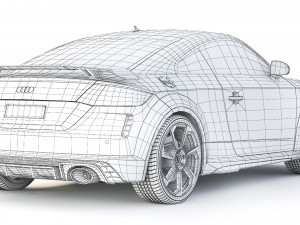 Audi TT RS 2020 3D Model