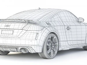 Audi TT RS 2020 3D Model